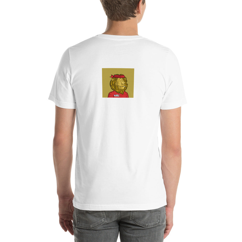 Back Print-Roaring Leaders NFT #313: Short-Sleeve Unisex T-Shirt