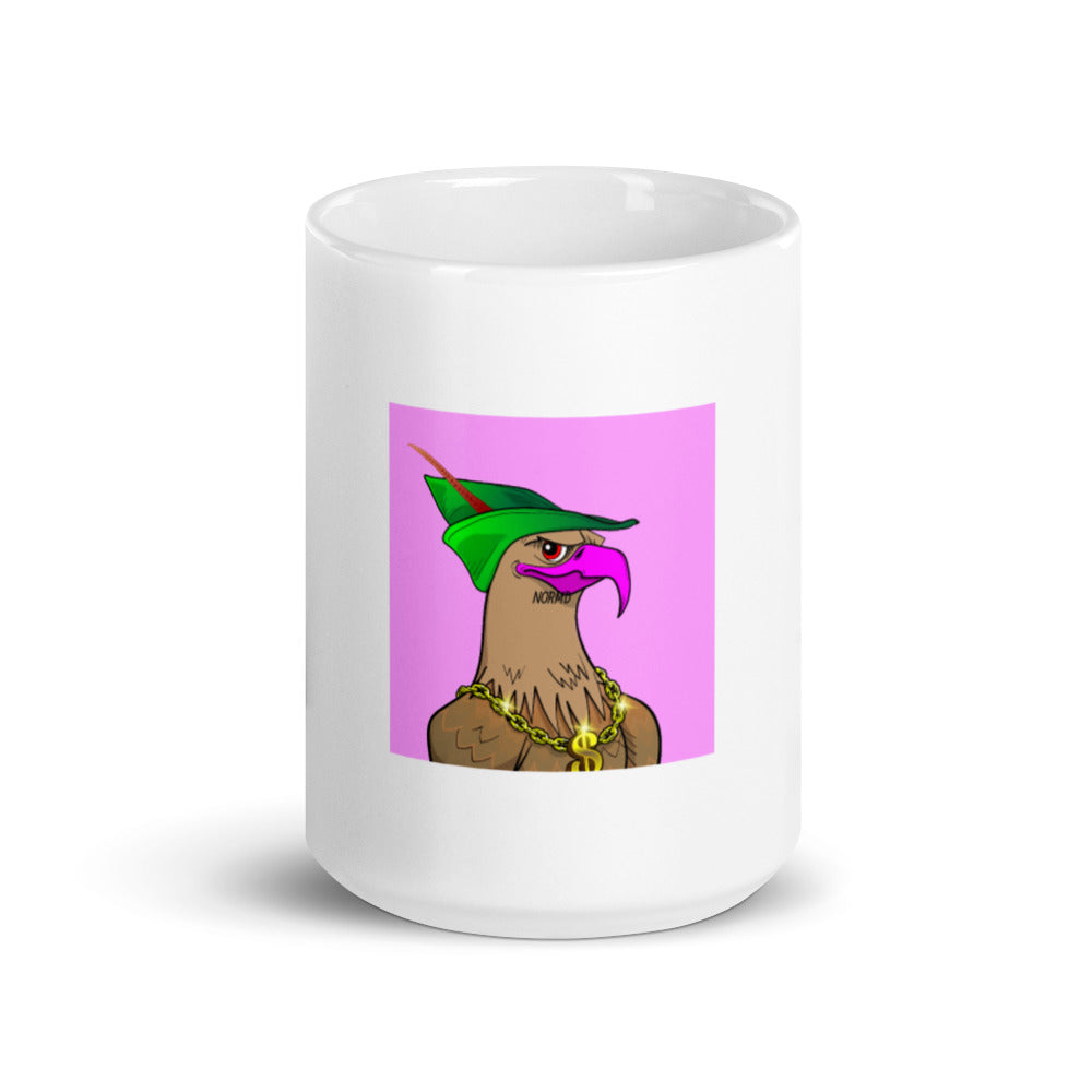 Epic Eagles NFT - #2419: White glossy mug