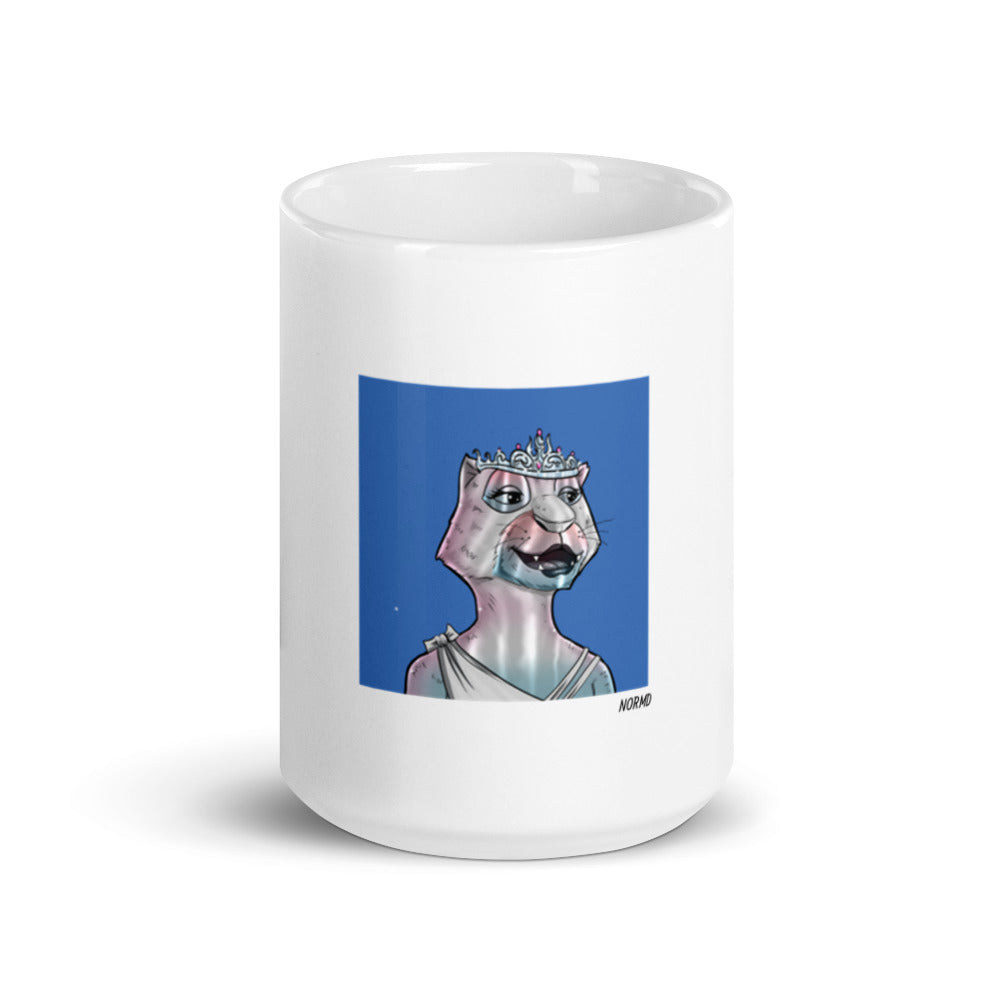 Roaring Leaders NFT - Roaring Leader #4549: White glossy mug