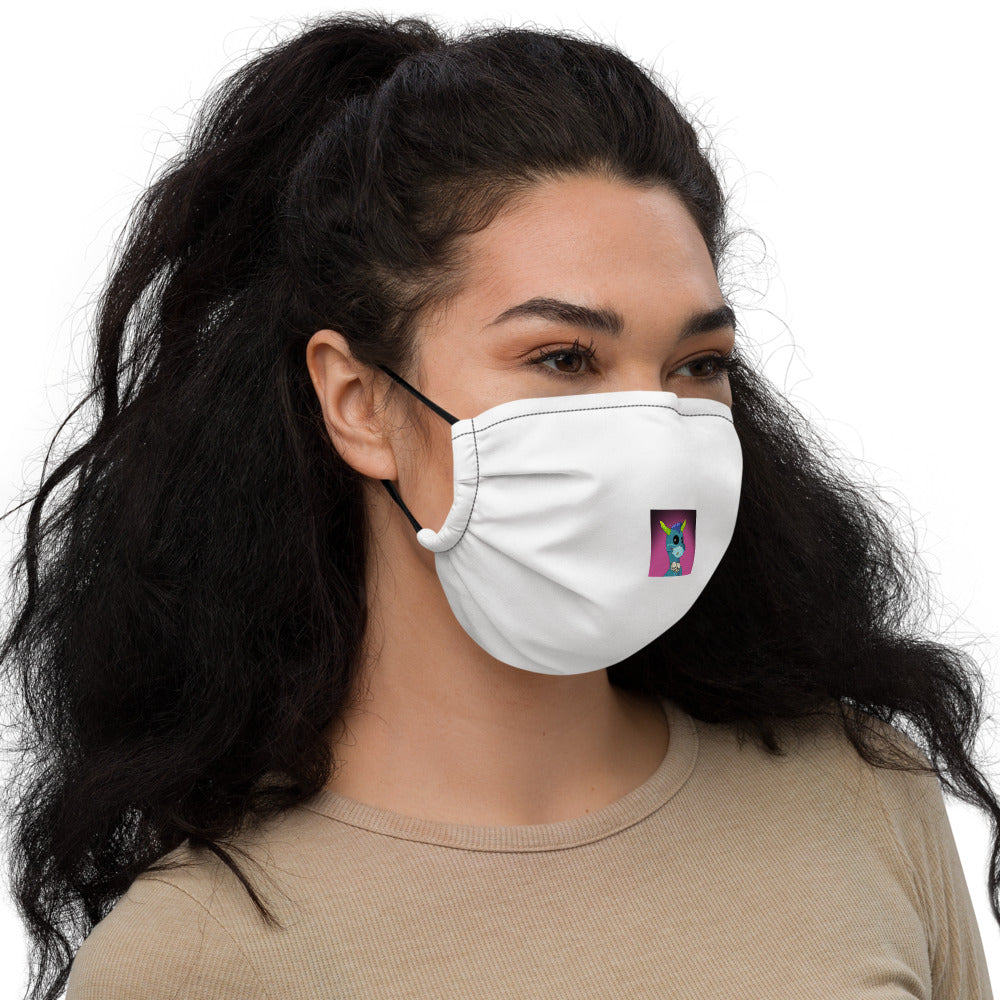 Toxic Lake Monster NFT - #9708: Premium face mask