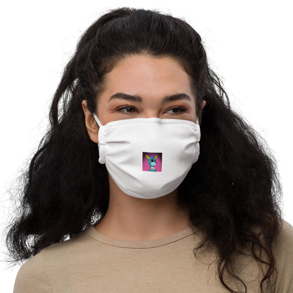 Toxic Lake Monster NFT - #9708: Premium face mask