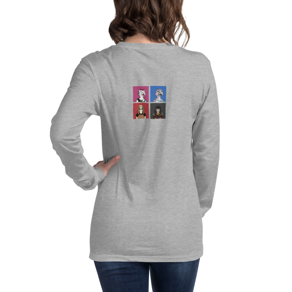 Back Print NFT: Unisex Long Sleeve Tee