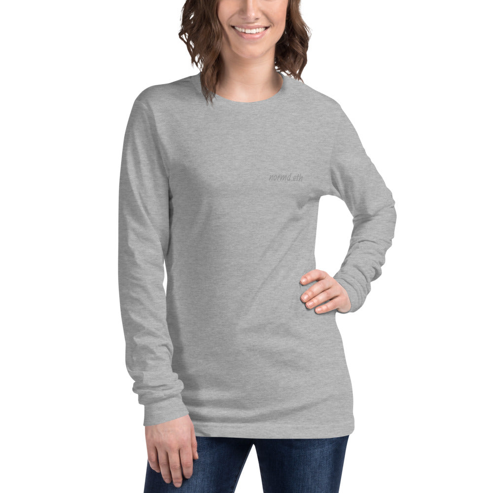 Back Print NFT: Unisex Long Sleeve Tee