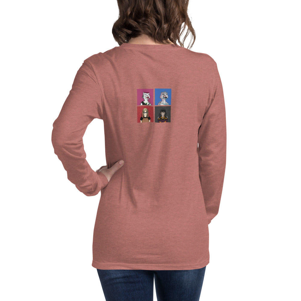 Back Print NFT: Unisex Long Sleeve Tee