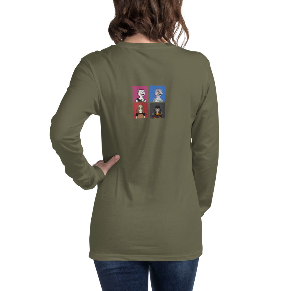 Back Print NFT: Unisex Long Sleeve Tee