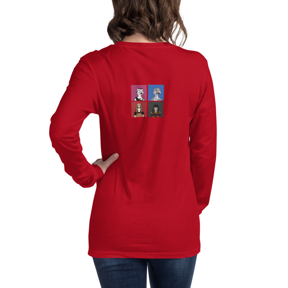 Back Print NFT: Unisex Long Sleeve Tee