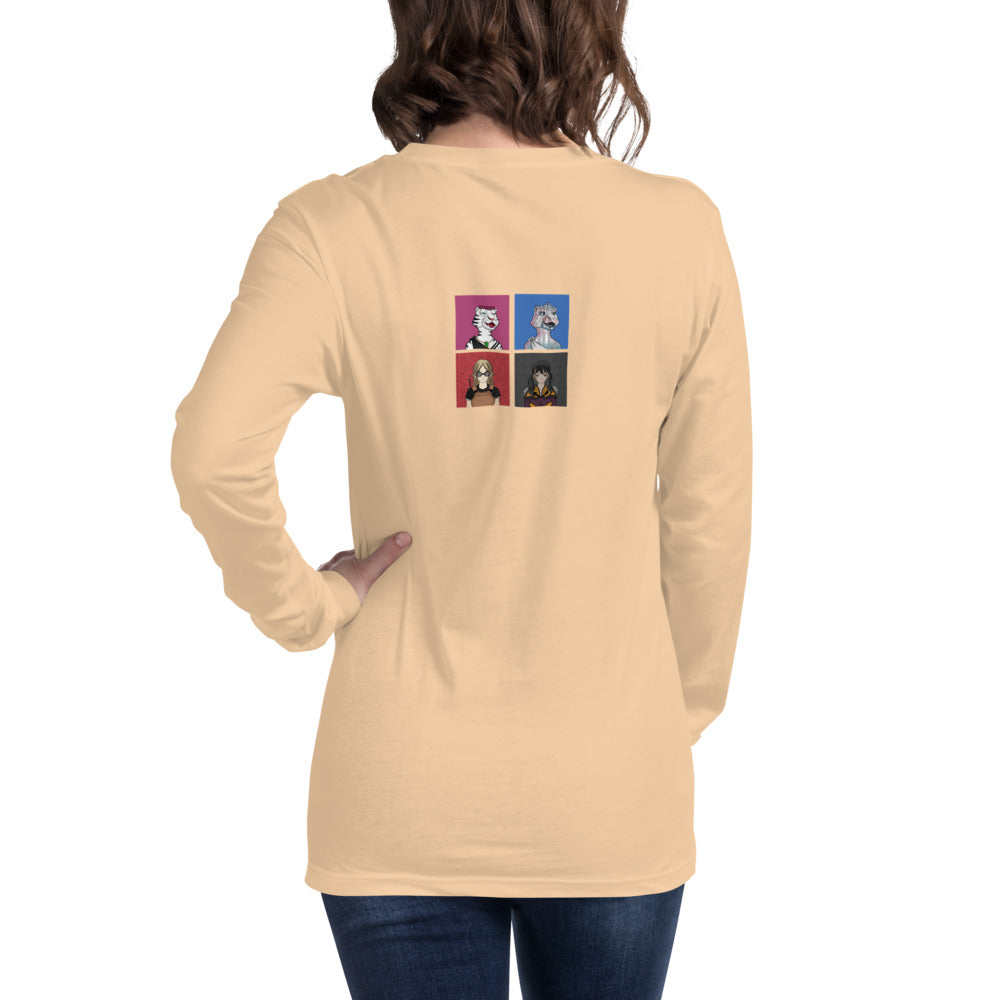 Back Print NFT: Unisex Long Sleeve Tee