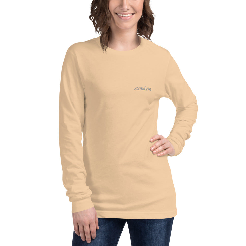 Back Print NFT: Unisex Long Sleeve Tee