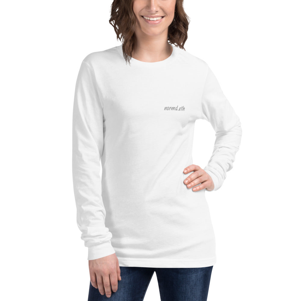 Back Print NFT: Unisex Long Sleeve Tee