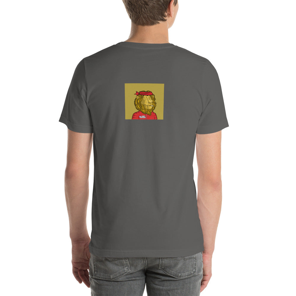 Back Print-Roaring Leaders NFT #313: Short-Sleeve Unisex T-Shirt