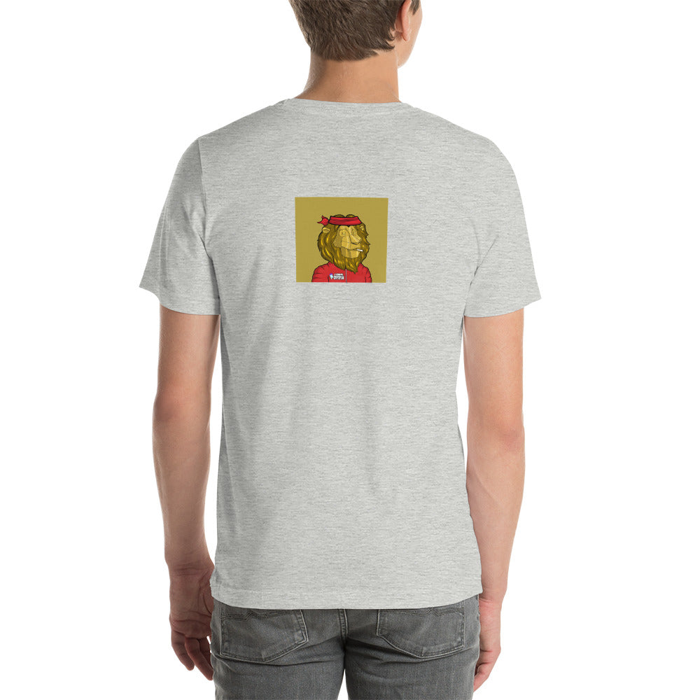 Back Print-Roaring Leaders NFT #313: Short-Sleeve Unisex T-Shirt