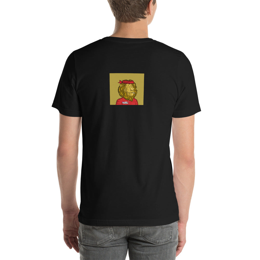 Back Print-Roaring Leaders NFT #313: Short-Sleeve Unisex T-Shirt