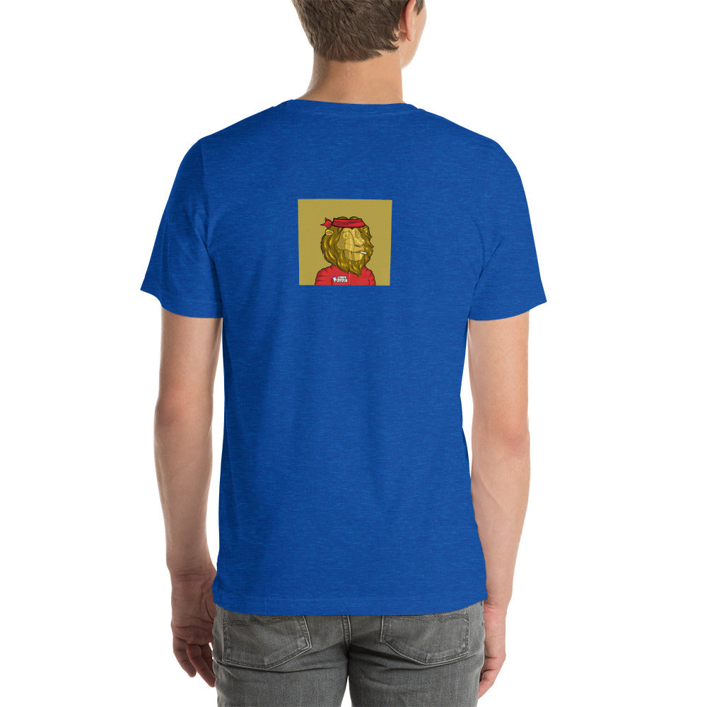 Back Print-Roaring Leaders NFT #313: Short-Sleeve Unisex T-Shirt