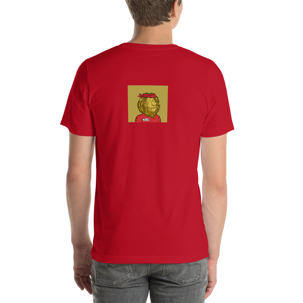 Back Print-Roaring Leaders NFT #313: Short-Sleeve Unisex T-Shirt