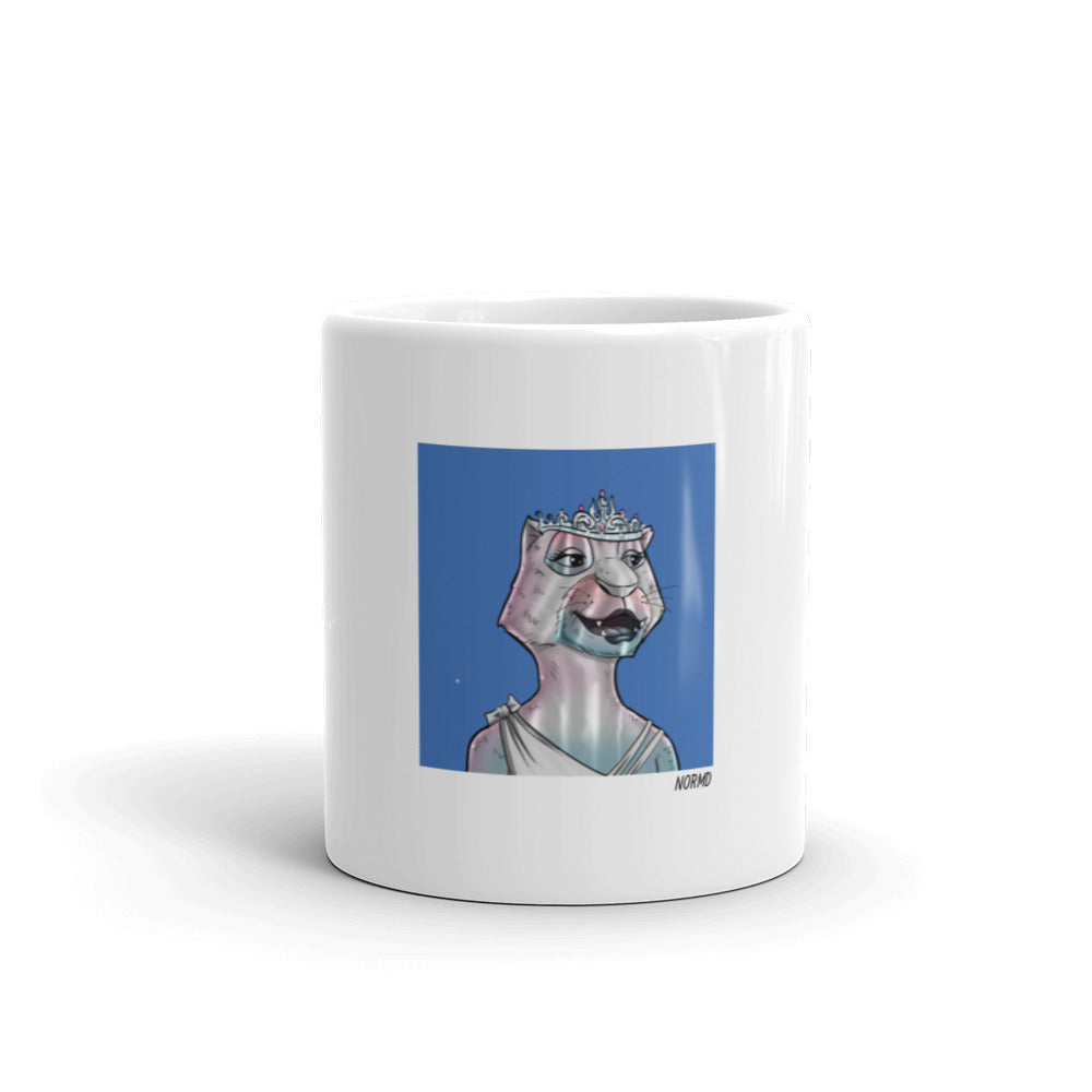 Roaring Leaders NFT - Roaring Leader #4549: White glossy mug
