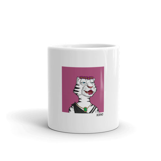 Roaring Leaders NFT - Leader #4976: White glossy mug