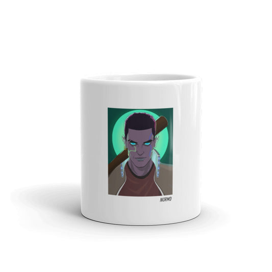Dark Horizon NFT - #1965: White glossy mug