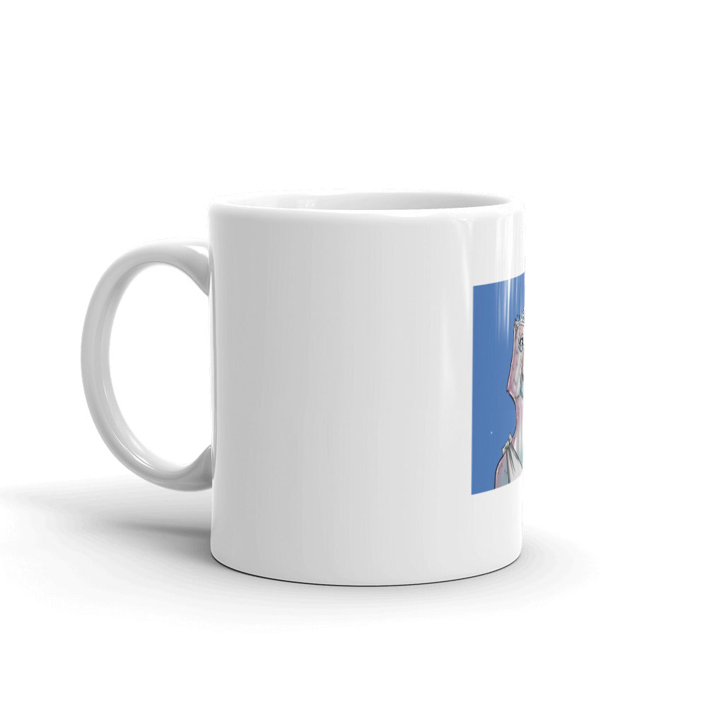 Roaring Leaders NFT - Roaring Leader #4549: White glossy mug