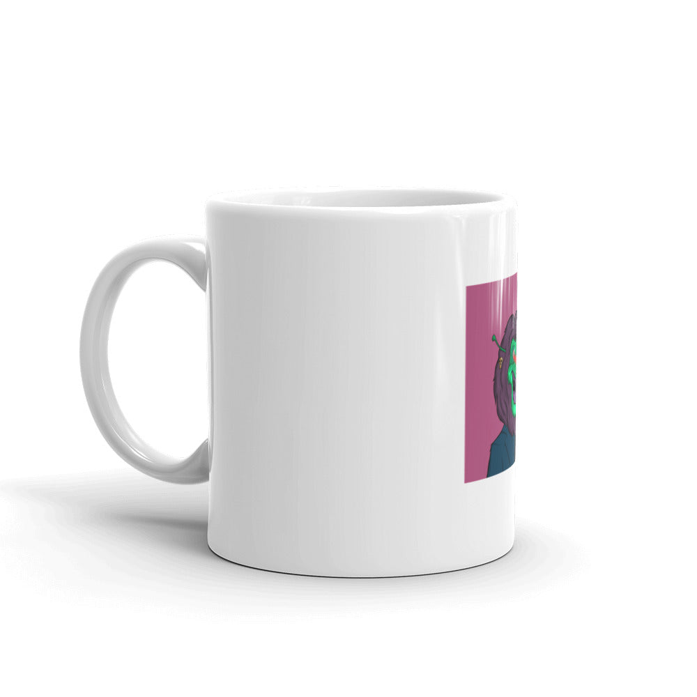Roaring Leaders NFT - Leader #3202: White glossy mug