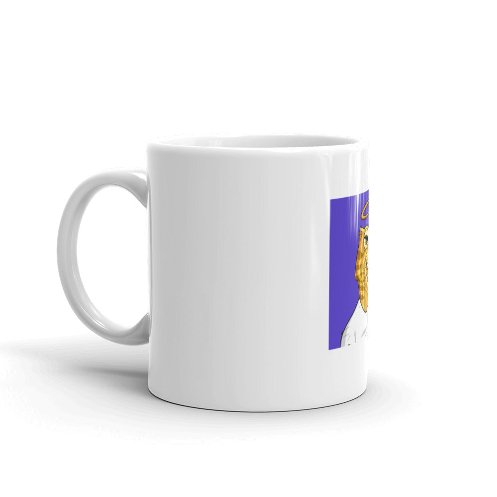 Roaring Leaders NFT - Leader #1597: White glossy mug