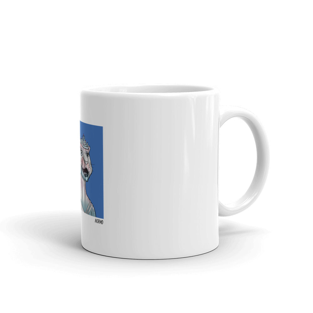 Roaring Leaders NFT - Roaring Leader #4549: White glossy mug