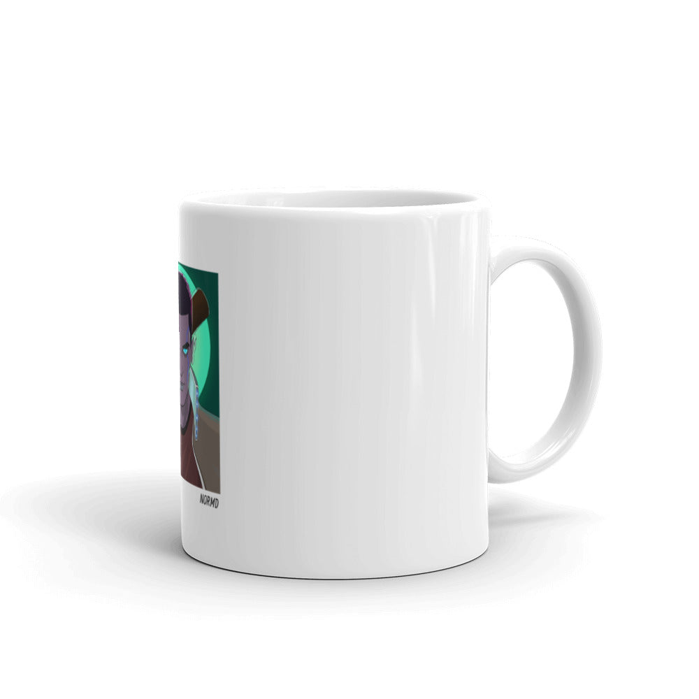 Dark Horizon NFT - #1965: White glossy mug