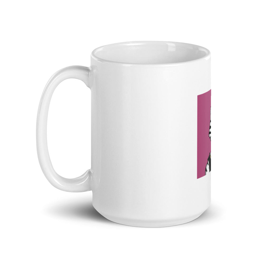 Roaring Leaders NFT - Leader #4976: White glossy mug