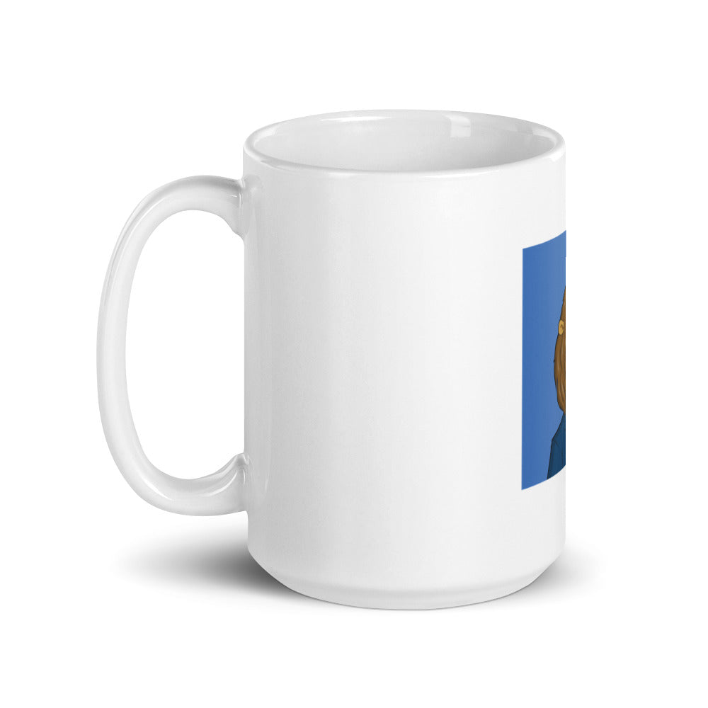 Roaring Leaders NFT - Leader #6080: White glossy mug