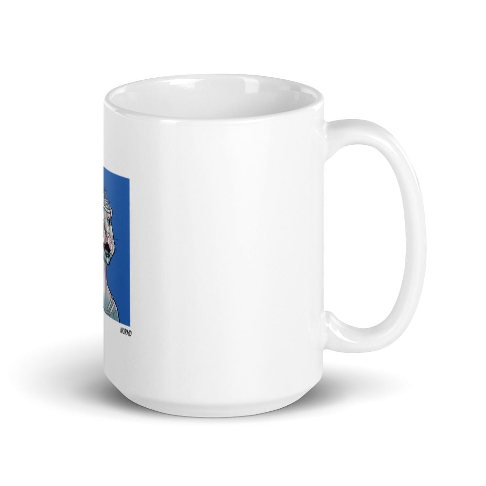 Roaring Leaders NFT - Roaring Leader #4549: White glossy mug