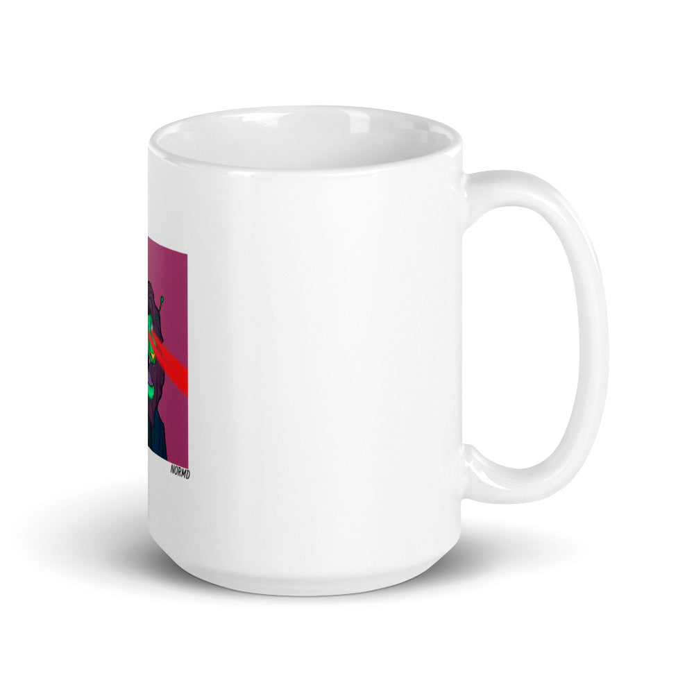 Roaring Leaders NFT - Leader #3202: White glossy mug